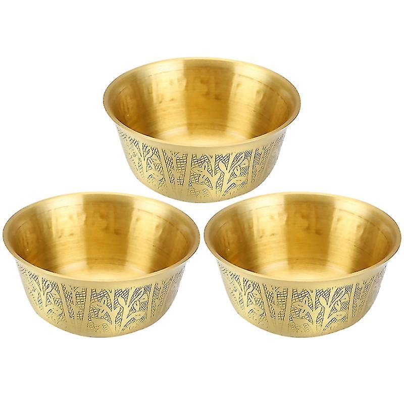 3pcs Temple Copper Bowls