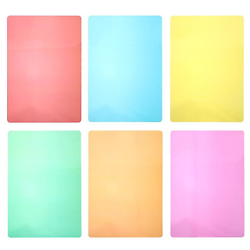 6pcs Pvc Bookmark