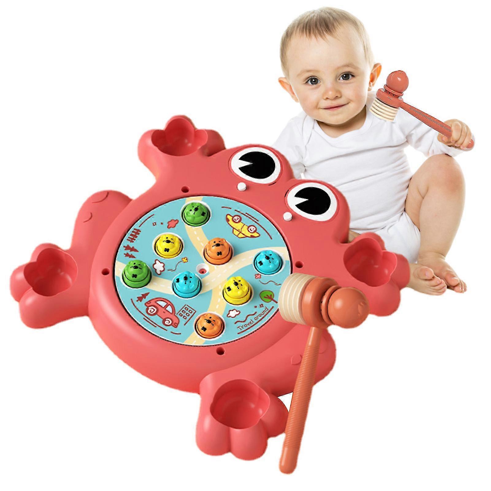 Whack A Frog Game Toddlers Toys Kids Board Games Whack Mole Game Hammering & Pounding Toys Learning Active Early Development