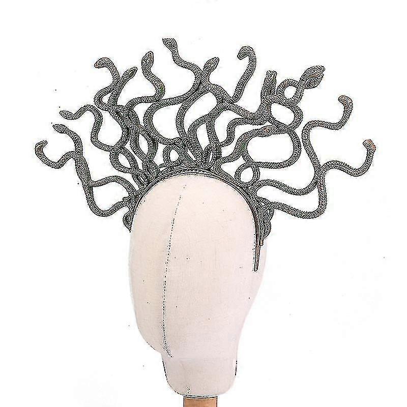 Mujer Medusa Snake Tocado Tocado Cosplay Disfraz Accesorio