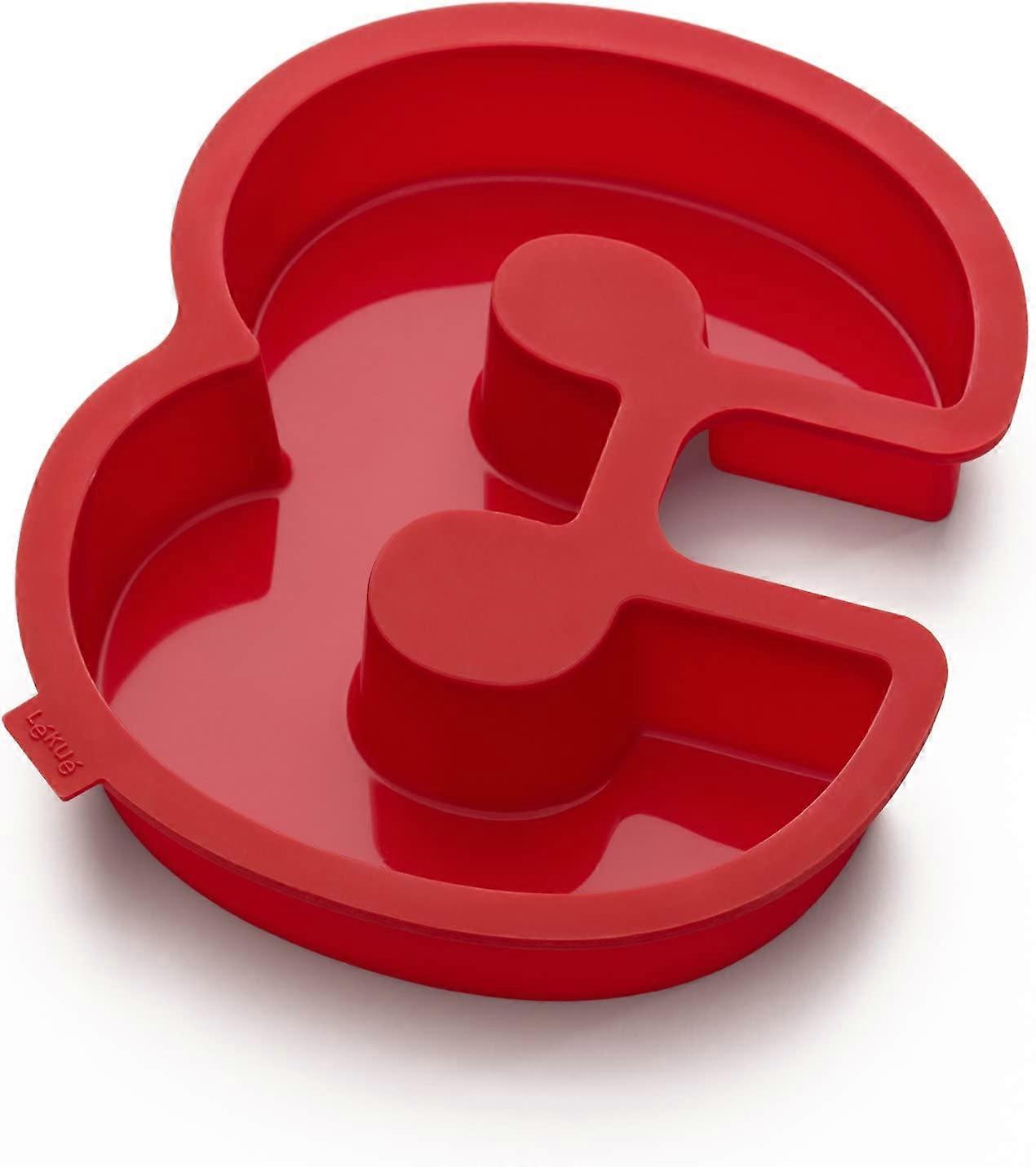 Comemore a Forma de Bolo Número 3 Vermelha