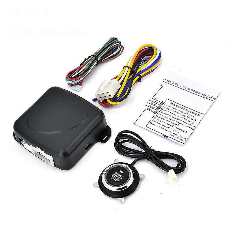 EFHIPS 12V Car Key Systems Key blade Auto  less entry start system one start stop engine push button vehicle alarm PKE remote start dropshiping