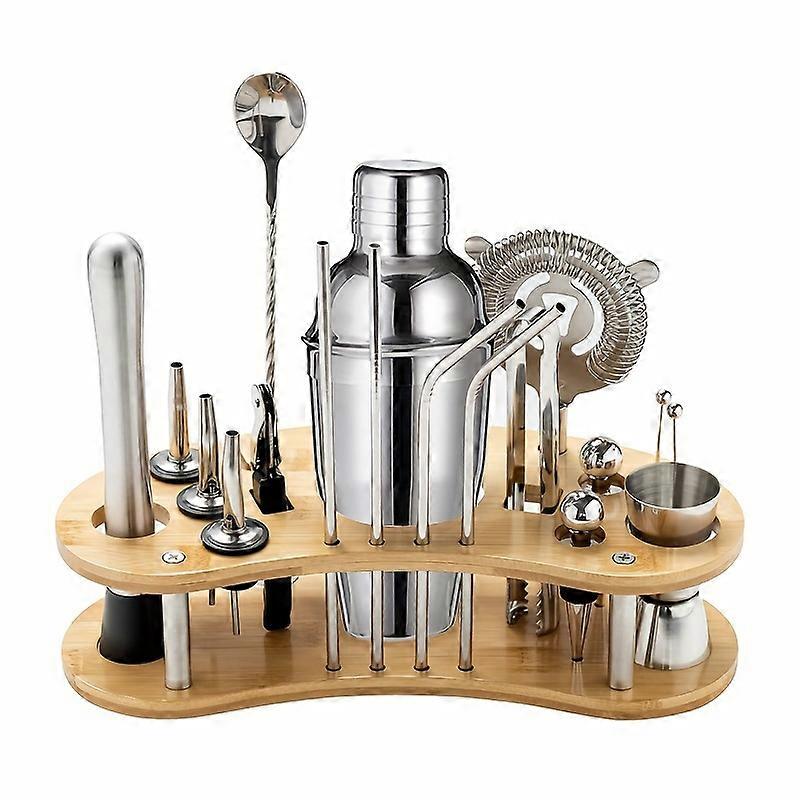 19pcs/set Mixer Set for Bar Cocktails, Complete Set of Mixing Tools for Home Use