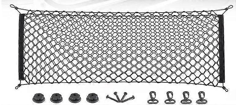 Upgraded Double-layer Trunk Cargo Net,car Rear Cargo Net Universal Mesh Cargo Organizer