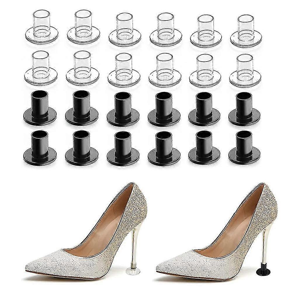 12 ζεύγη καλύμματα καπακιών επισκευής τακουνιών προστατευτικών ψηλών τακουνιών για υπαίθριες δραστηριότητες