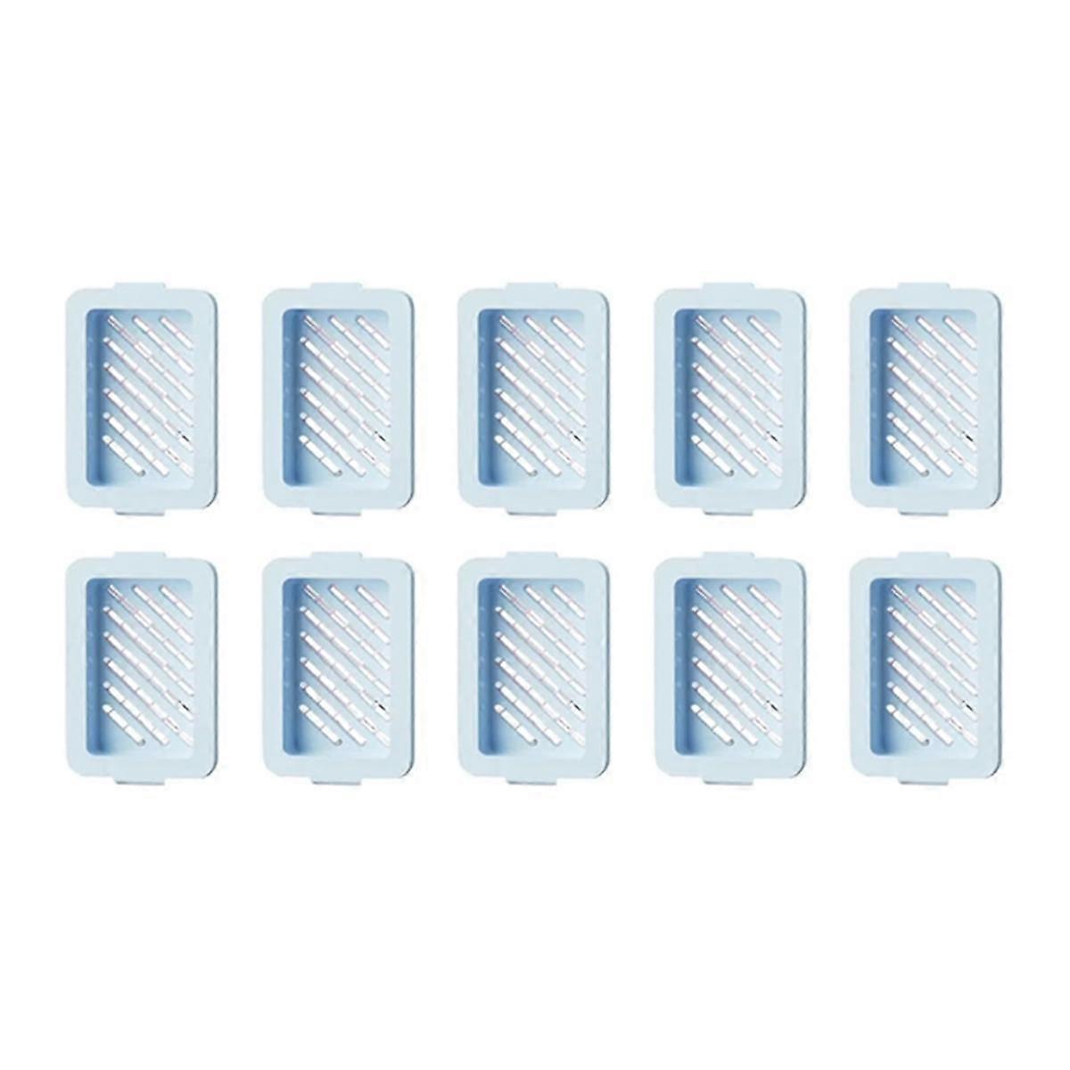 High Elastic Mesh Soap Bubble Box, Multifunctional Foaming Soap Box, Mesh Foaming Soap Box, Blue