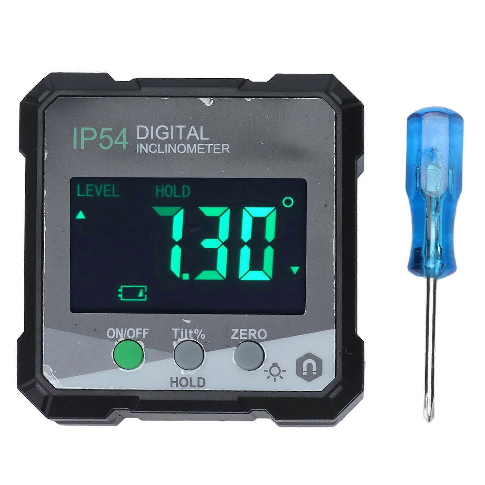 Magnetic Digital Protractor 4x90 IP54 LCD Bevel Gauge Inclinometer Electronic Angle Meter