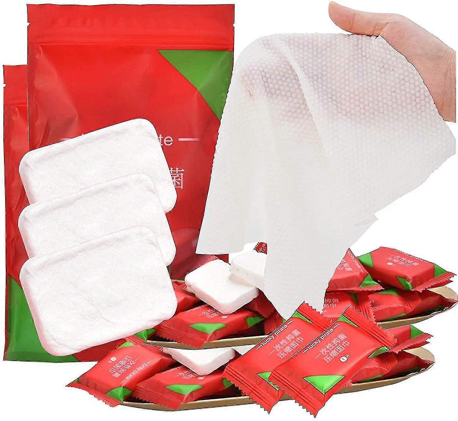 Large Size Thickened Compressed Towel, 9.4-11.8 Inch Camping Towel, Individually