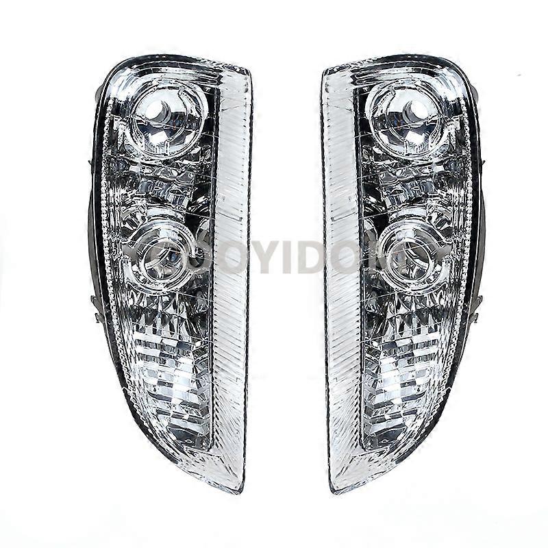 Car DRL Front Bumper Driving Light For Porsche Cayenne 2007 2008 2009 2010 Auto Daytime Running Lamp Without Bulbs