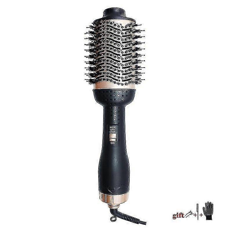 1000 Watt 3-in-1 Professional Multi-Ceramic Heated Hot Air Brush Hair Dryer Curler Straightener Hair