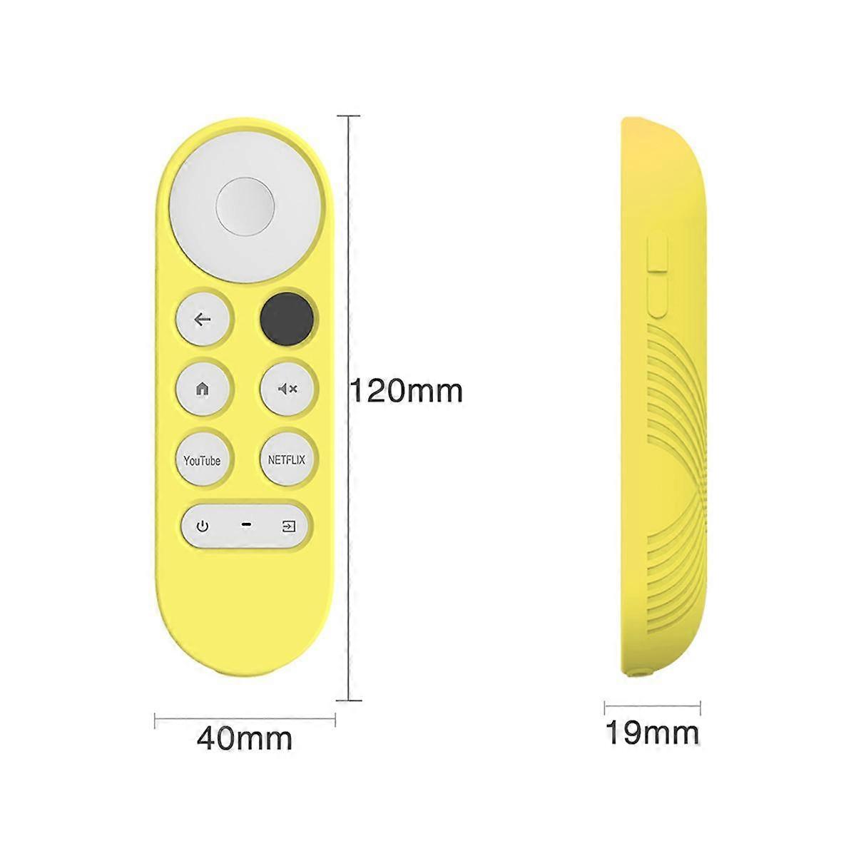 Silicone Case for Google Remote Control Protective Cover Shell for Google TV 2020 Voice Remote Control F