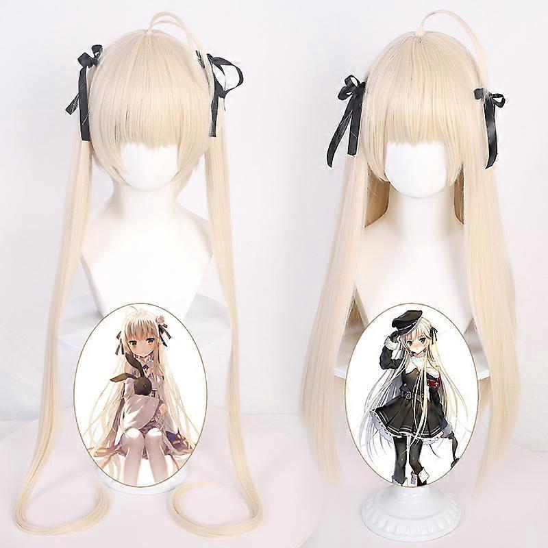 Anime Yosuga Δεν Sora Kasugano Sora Lolita Λευκό Cosplay Περούκα Κουνέλι Κούκλα Φόρεμα Γλυκό Lady Girs Αποκριάτικο πάρτι Νέο