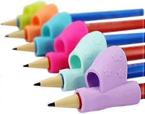 6 pencil handles, ergonomic, grip correction tools (not including pencils)
