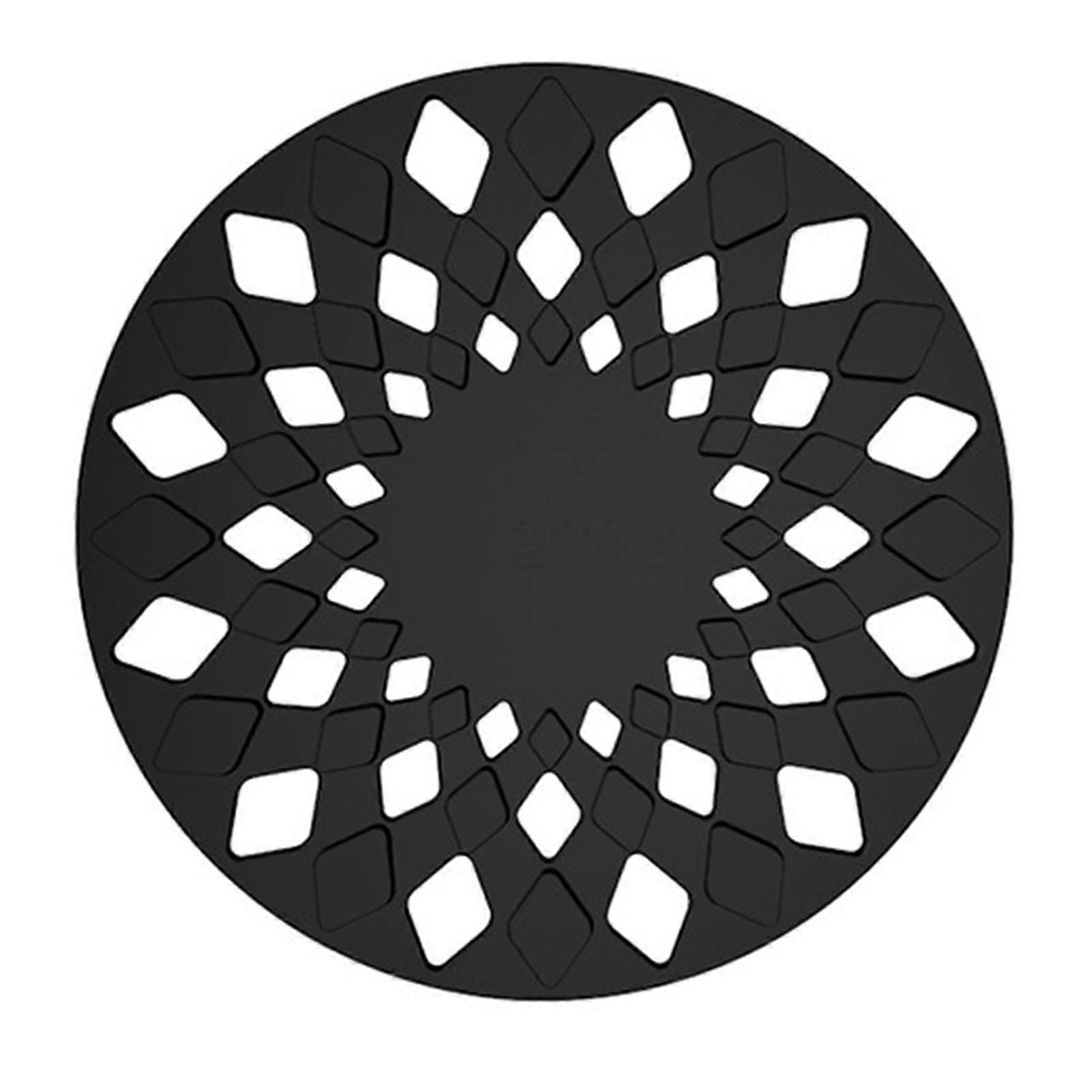 Silicone Round Non-slip Hot Pads Portable Protecting Table Top Simple Mat For Home Kitchen Dining Room