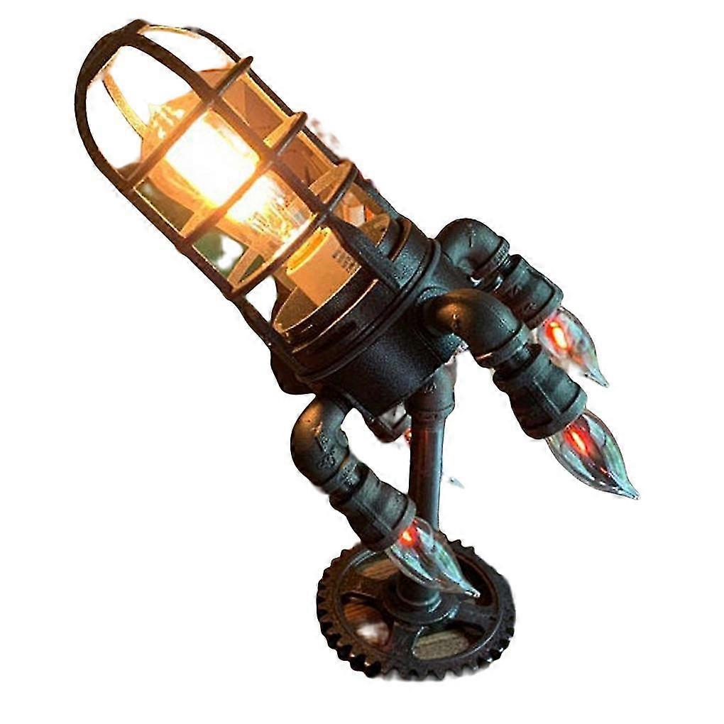 Night Light Rocket Lamp Home Supplies Exquisite Steampunk Lantern-Good