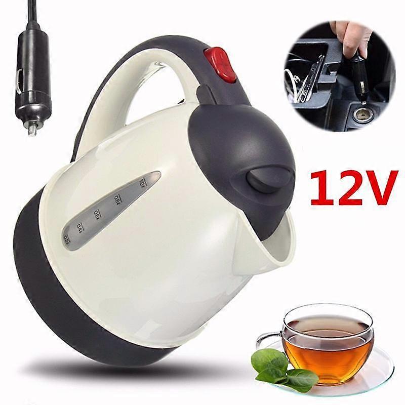 1000CC 12V/24V Car Kettle With Cigarette Lighter For Heating Coffee And Tea Large Capacity Heats Up Quickly Car Kettle Kettles
