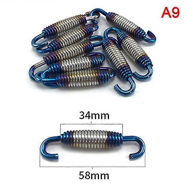 Universal motorcycle exhaust spring hooks stainless steel exhaust front
