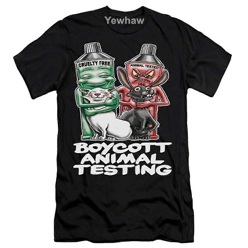 Boycot Dierproeven & Dierenbevrijding T-shirt