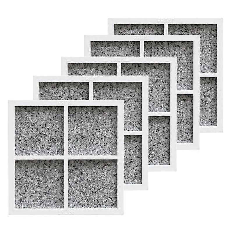 5 förpackningar kylskåpsluftfilter för LG LT120F, ersättningsluftfilter