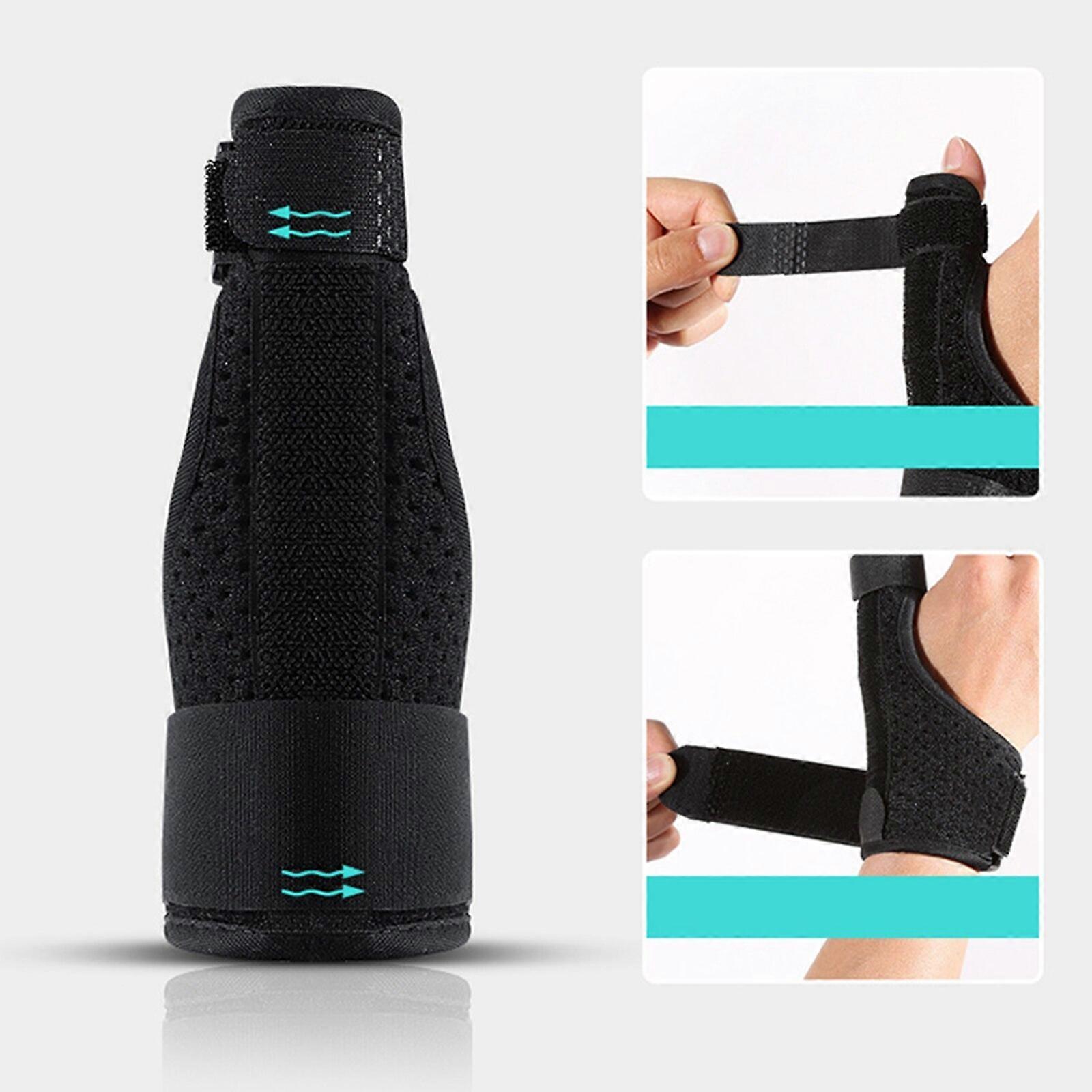 Durable Buckle Two Finger Splint Brace Straightener Joint Fix Support Breathable for Broken Fingers Injuries Tendonitis