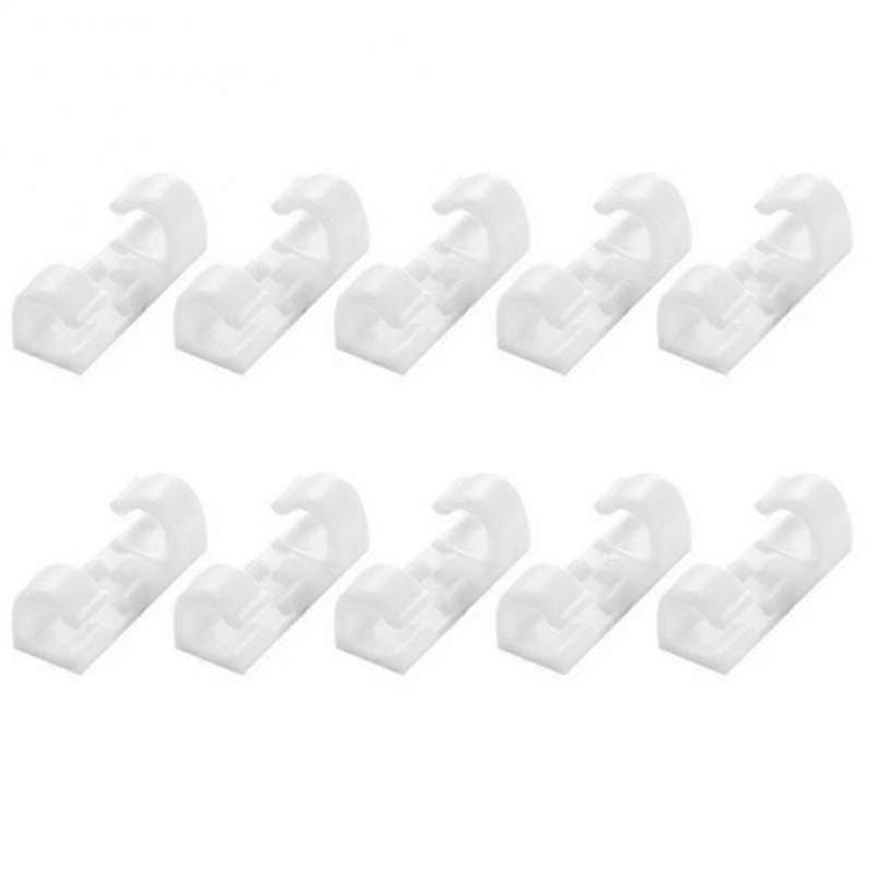 Self-adhesive Cable Clips - Cord Management Drop Wire Holder