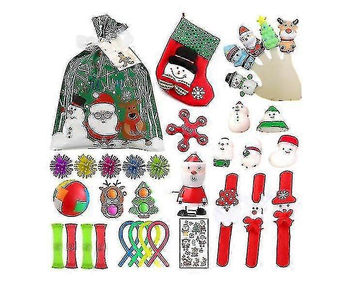 Jul sensorisk tryckavlastningsleksak 36 st-1 C