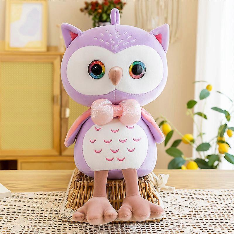 Owl Plush Toy Stuffed Cartoon Bird Doll Cute Home Decor Cushion Ornament for Car