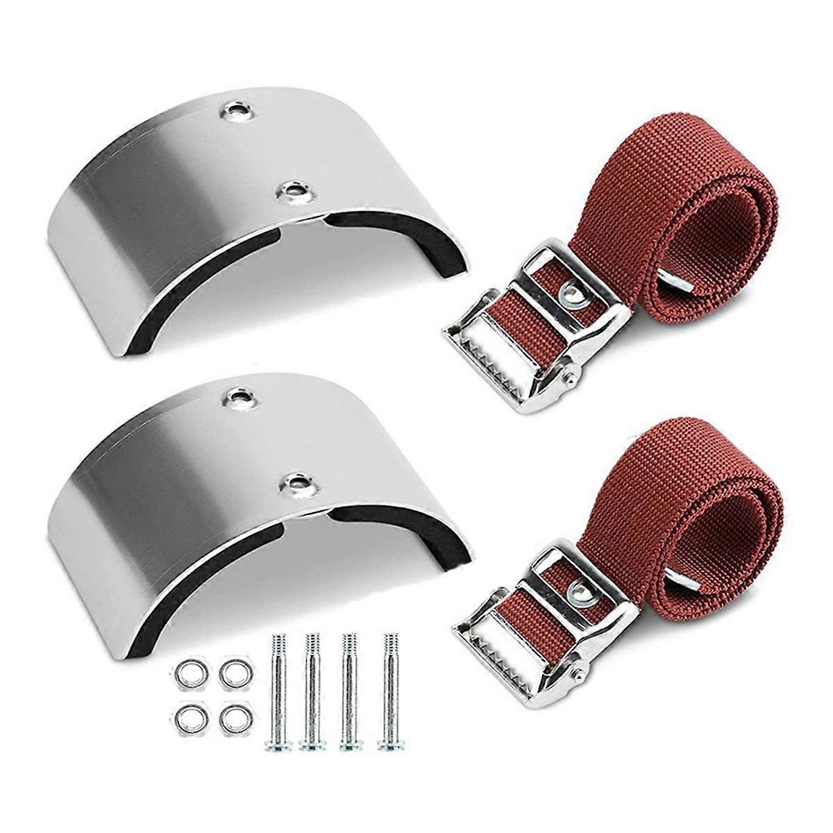 طقم أحزمة الراحة الركائز المتينة ، أحزمة متينة عالمية للحوائط الجافة ومسند القدم ، بدائل حزام الساق المتينة