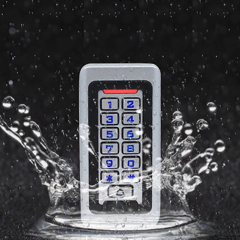 2000 User Metal Backlight Keypad Lock 125Khz Standalone Door Access Control Wiegand 26 Output Reader Waterproof