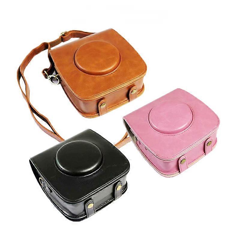 PU Leather Protective Camera Case for Fujifilm Instax Square SQ20 Instax Mini 11 Instant Camera Bag with Shoulder Strap