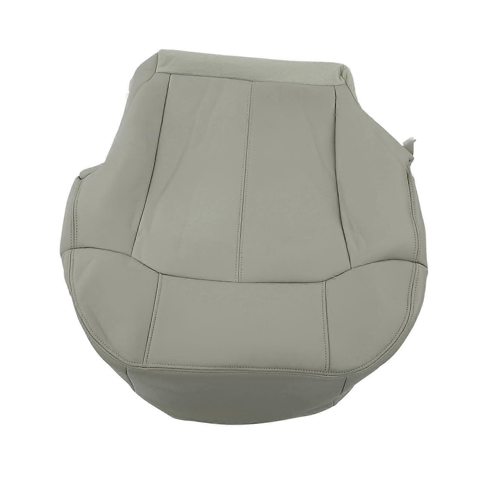 Front Driver Bottom Seat Cover PU Leather Car Seat Protector Replacement for Chevy Suburban 1999?2002 Grey
