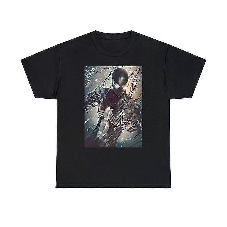 Symbiote Spider-Man Black Suit JG Unisex Tee-Drr119