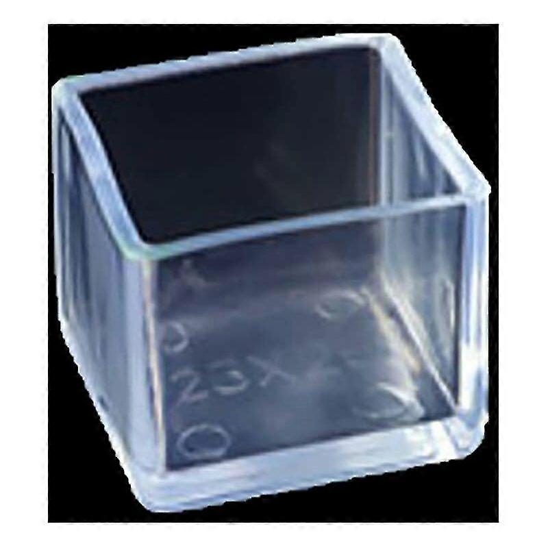 Set of 4 protective silicone tips for chair and table legs, noise reduction, square 60 x 60 mm