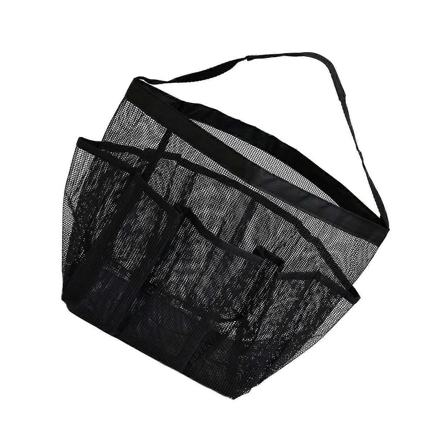 Quick Dry Hanging Shower Caddy With 8 Mesh Pockets Portable Bath Toiletry Cosmetics Shampoo Soap Organizer Shower Tote