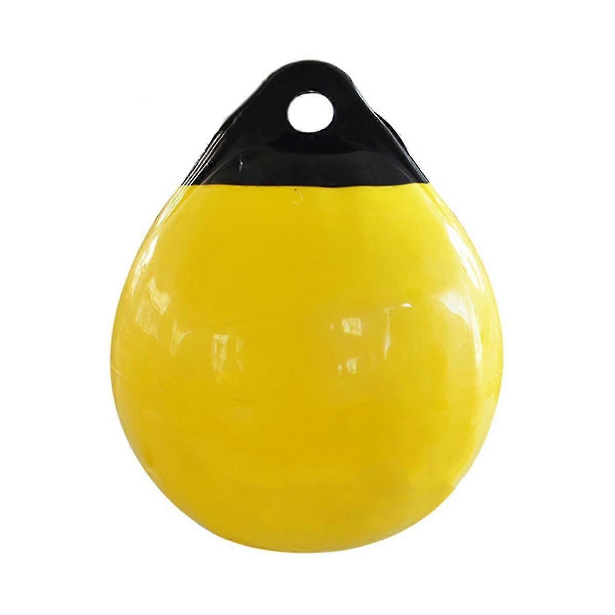 الثقيلة PVC قارب المصدات الكرة جولة مرساة عوامة قفص الاتهام الوفير الكرة نفخ حماية البحرية رباط العوامة الأصفر