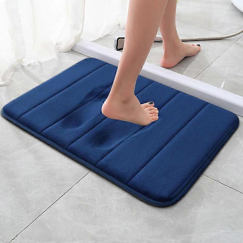 Soft Memory Foam Bath Mat - Non-Slip Bathroom Floor Mat Absorbent Bath Mats