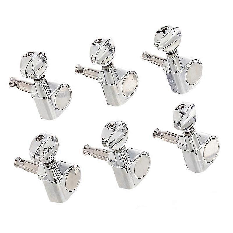 6pcs 6r Guitar Tuning Pegs Tuners Machine Heads For Replacement
