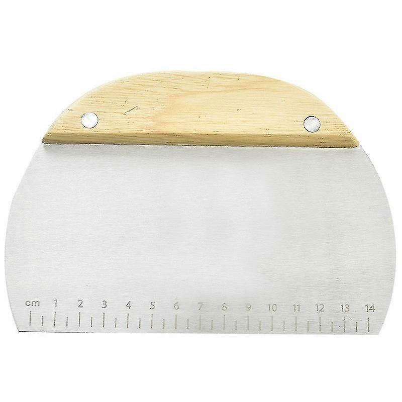 Stainless Steel Metal Griddle Scraper Chopper - Great As Dough Cutter For Bread And Pizza Dough - Multipurpose Kitchen Utensil For Flat Top Griddle1pc