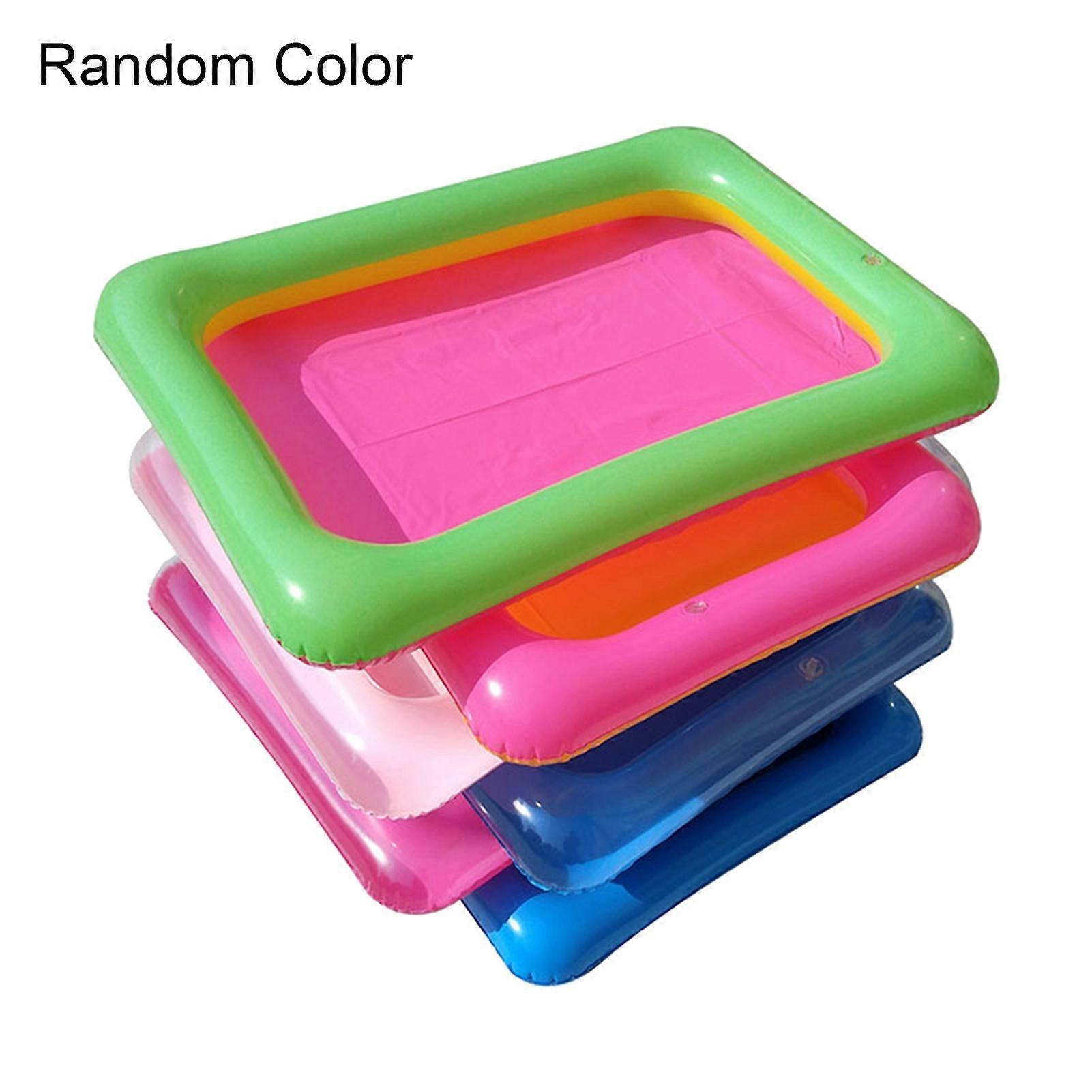Summer Beach Children Fun Play Inflatable PVC Sand Tray Sandbox Sensory Toy KAESI