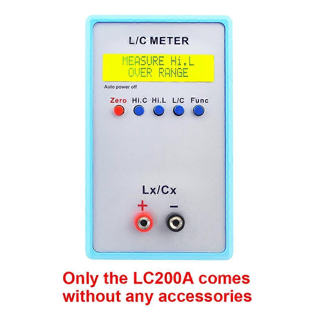 LC-200A Digital LCD Capacitance Inductance Meter High Precision LC Meter 1pF-100mF 1uH-100H Flexible Online Calibration
