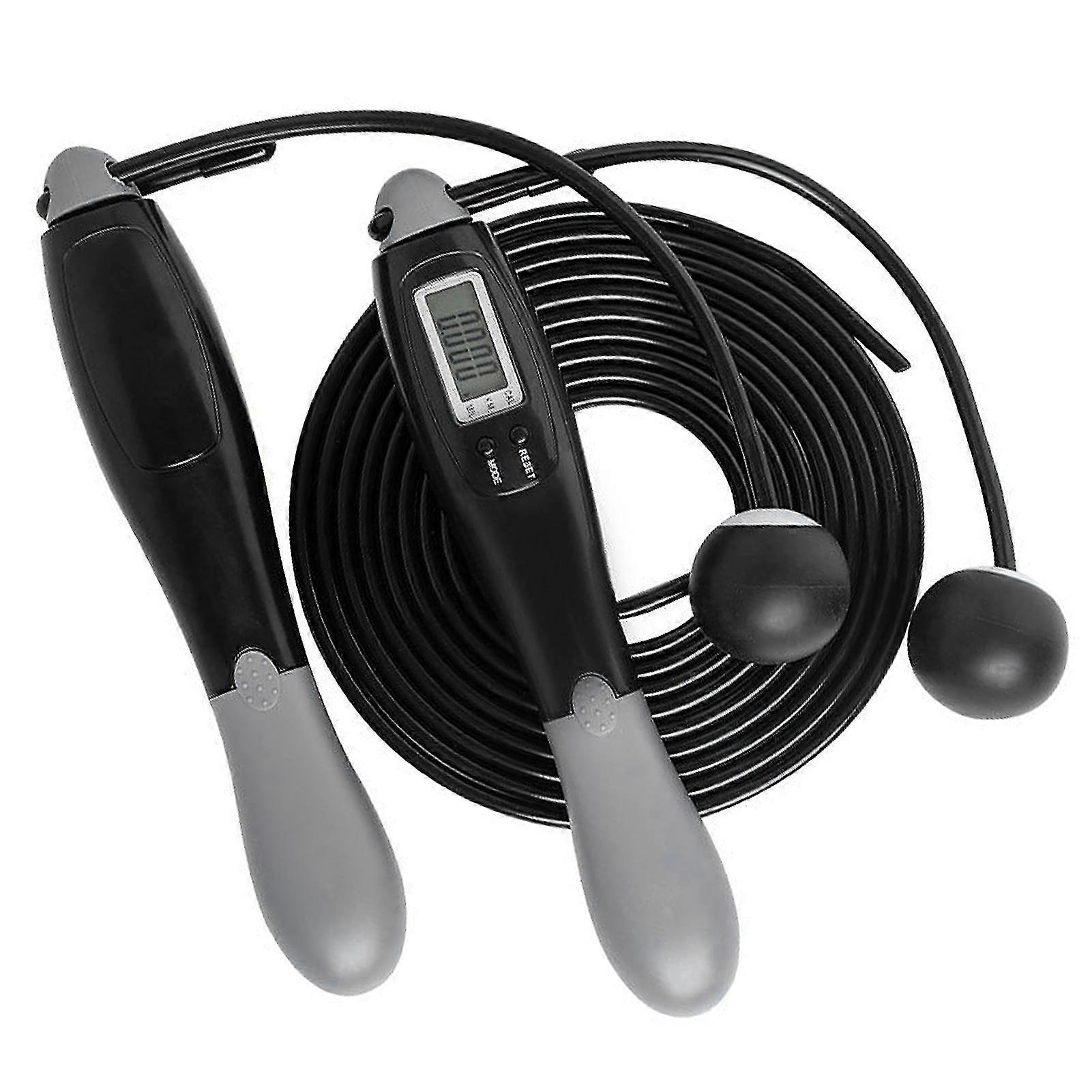 Intelligent Counter Jump Rope Steel Wire Ski Rope Two Way Jump Rope Adjustable Ski Rope Exercise Rope