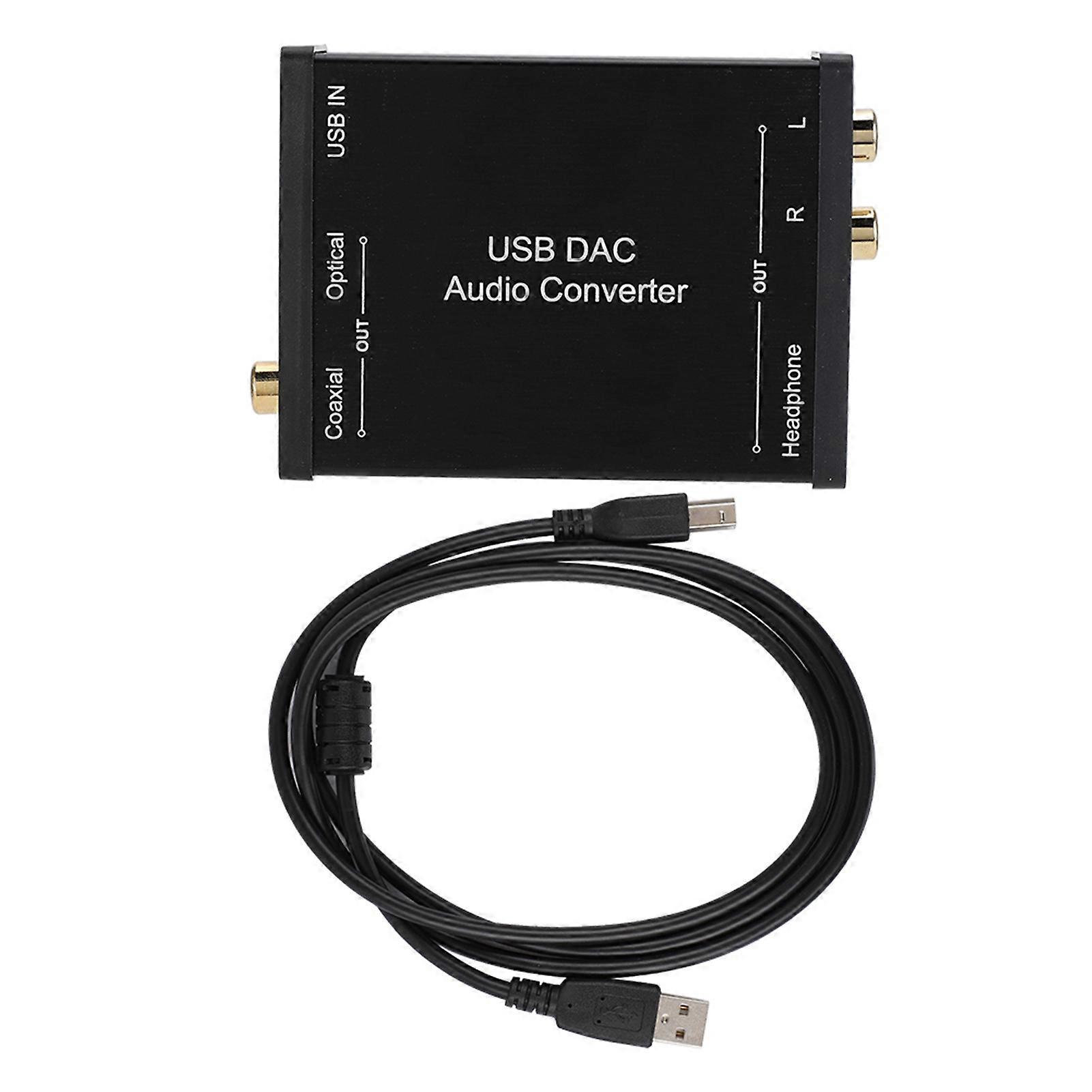 GV?023 Digital to Analog DAC Audio Converter USB Audio Sound Card