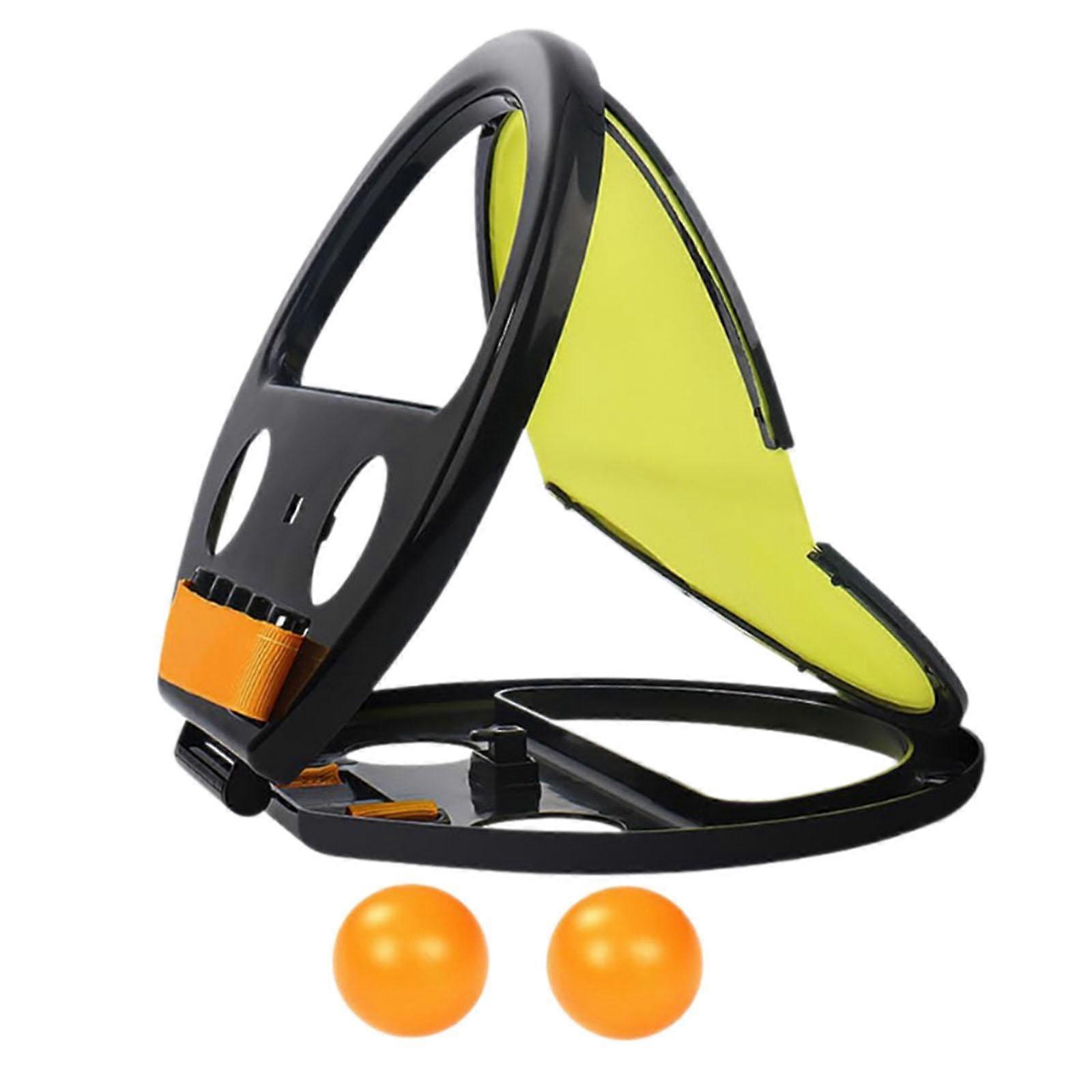 Catch Balls Game Paddle Toss and Catch Balls Racket for Family Children Kids