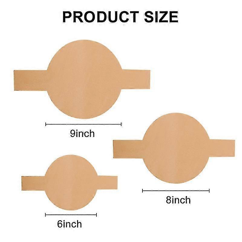 120 Pcs Parchment Paper For Baking Round,non-stick Parchment Paper With Lift Tabs For Baking Grilli