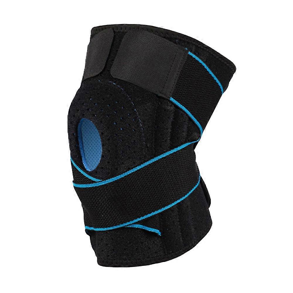 Knee Brace with Side Stabilizers & Patella Gel Pads, Adjustable Compression Knee Support Braces