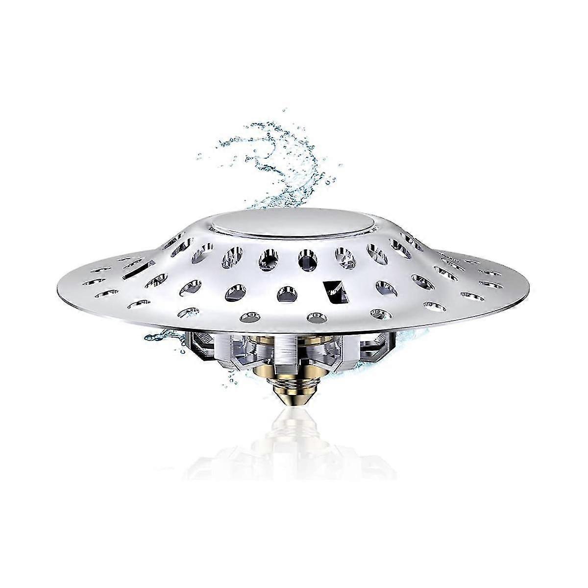 2 in 1 Badewannenstopper mit Abflusshaarfänger, verstopfender Wannenstopper mit Doppelfiltration, für