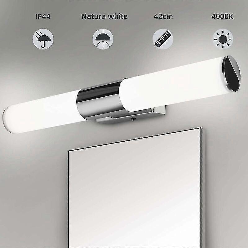 Bathroom Led Mirror Front Light Vanity Mirror Bathroom Led Mirror Front Light (round 16w White 40cm