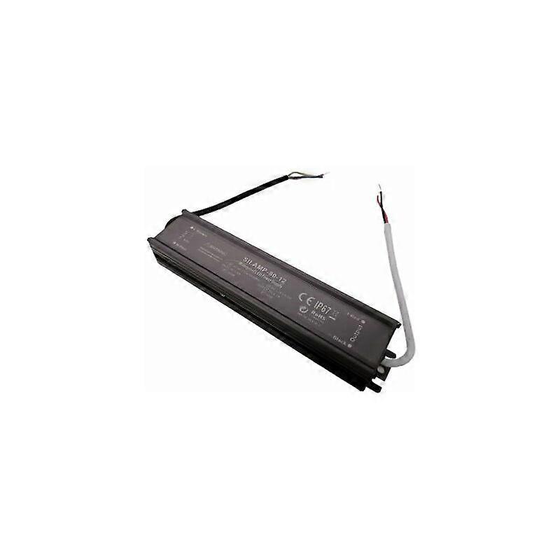 Transformator 220V 12V IP67 80W DC 6.7A - Schwarz -