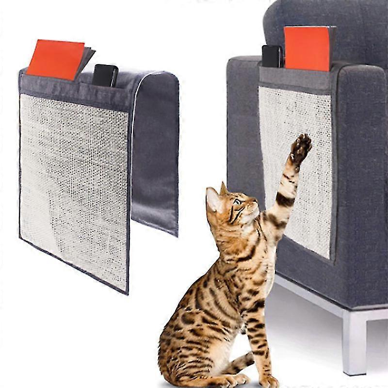 Cat Scratch Pad Sofa Protector - Natural Sisal Furniture Protector Cat Scratch Pad - Chair, Sofa, Seat, Staircase(S)