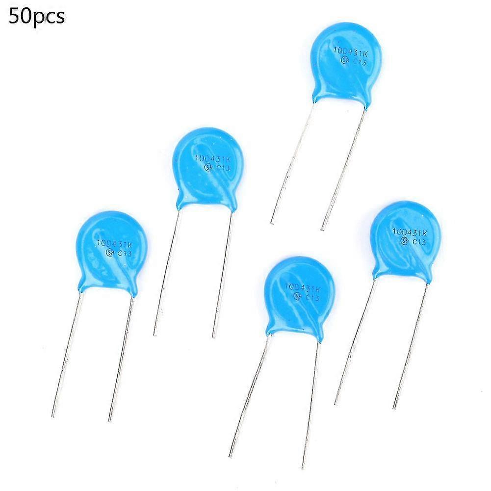10D431K Varistors - 50Pcs Inline High Quality 10mm Diameter 430V